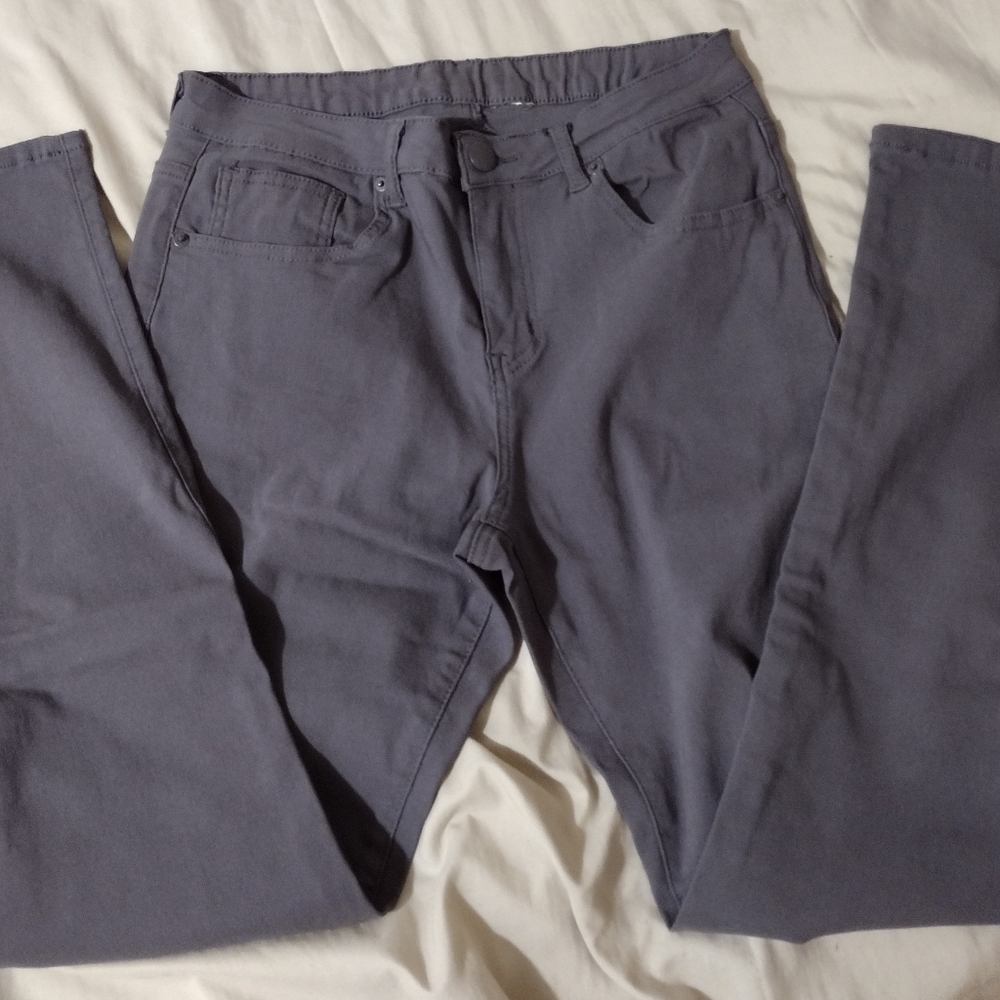 Grey stretch jeans